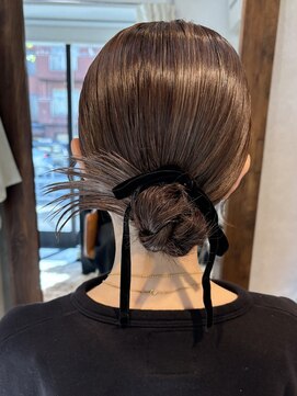 ボブでもできるカチモリヘア【山科/ヘアセット】