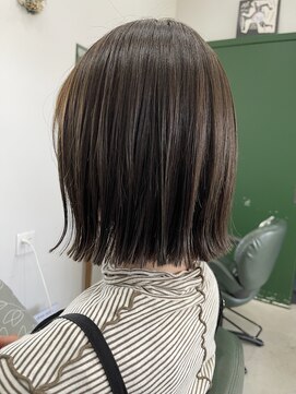 楽々スタイリング◎ 切りっぱなしボブ