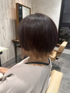 エヌアンドエー 杉戸高野台店(N&A) 遊び心をプラス◎シンプルボブ×インナーカラー