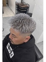 メンズ ラピス(Men's Lapis)&nbsp;プラチナシルバー×フェード