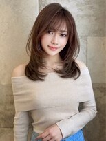 ロンドソル 四日市(Lond Sol)&nbsp;ダークパープル/くびれレイヤー/ミルクティーベージュ/顔周り