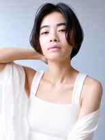 フリップビーアヴェダ(FLIP B AVEDA)&nbsp;ショートボブ×ハンサムショート×センターパート