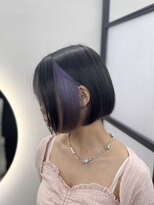 シーバイスリー 綱島(C×3)&nbsp;ホワイトパープル/インナーカラー/ボブ