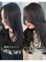 リアン 本厚木(LIAN) レイヤーカット髪質改善ハッシュカットミディアムレイヤー顔周り