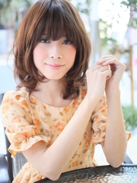 トレ(TRE) +animo南流山+ 重めバングが新鮮!ランダムカールa