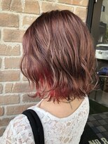 ヘアメイクエイト 丸山店(hair make No.8) 【No.8*岩切祐樹】切りっぱなしボブ×ピンクベージュ