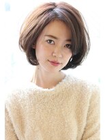 【３０代４０代５０代】大人女子のひし形ワンカールボブ