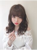 10代、20代◎モテ髪美人小顔無造作カール