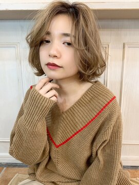 マリアバイアフロート(Maria by AFLOAT) 【重山】ブランジュスパイラルネイビーカラーフレンチボブ