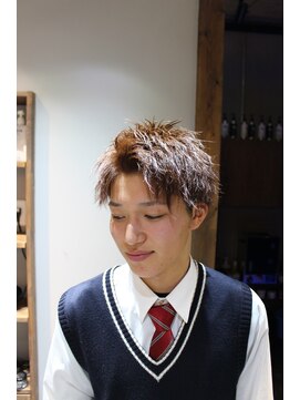 ヴェン(ven) レッドベージュ６：４アップバング