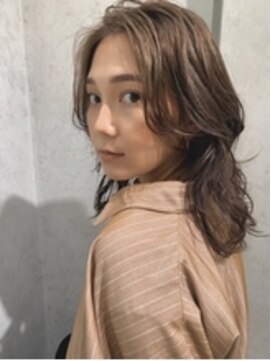 クレアール 大井町(CREAR) 【CREAR大井町】オリーブカラー×セミウェットウェーブ