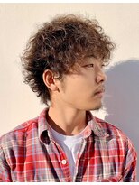 ブランコジーサウス(BLANCO G South) 【BLANCO】マッシュウルフ×ツイストスパイラルパーマ