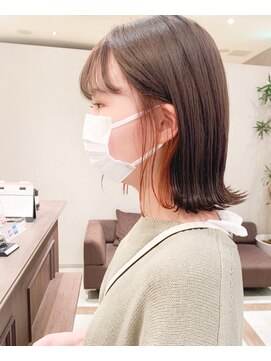 シャンドゥール 栄店(CHANDEUR) #インナーカラー#前髪#くびれ#イヤリングカラー#イメチェン