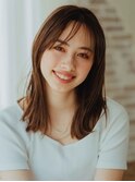 切りっぱなしナチュラルセミロング