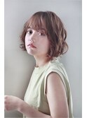 透け感ボブ