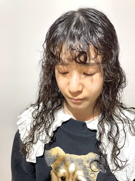 オレンジ 十三店(ORANGE) 前髪も!!オシャレな大人ロングスパイラルパーマ