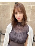 面長に似合う前髪☆シースルーバング！