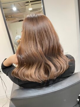 ラフ 難波店(LAFF) #黒髪#ボブルフ#ネビージュ#小顔#ワンレン