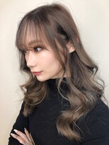 シャルム(CHARME le salon de beau)&nbsp;顔周りレイヤー&ミルクティーベージュ