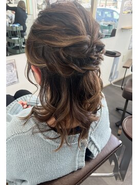 エルパライソ リフォ(Elparaiso Reff) 結婚式ヘアセット～ハーフアップ～