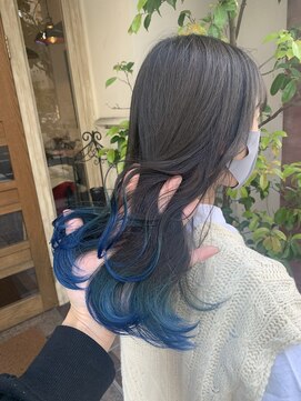 ボアップ(boappu) #裾カラー#寒色カラー#ケアブリーチ