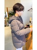 【骨格矯正カット】黒髪ハンサムショート