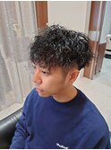 神戸メンズツイストスパイラル 波巻き シークレットパーマ