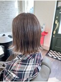 切りっぱなしボブ