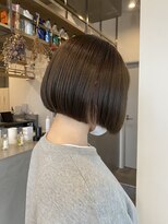 イミ(imi)&nbsp;大人ボブ/ストレート/グレージュカラー/前髪/髪質改善[登戸]