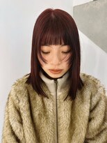 ゼスト パーク(ZEST PARK)&nbsp;レイヤーカット／ワインレッド／ボルドー／吉祥寺