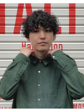 カリファ 田町(KHALIFA) 【 メンズショート × プードルパーマ 】