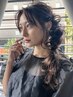 パーティーヘアセット　【リボン編み込みや特殊なヘアセットの場合＋￥1500】