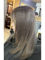 エメヘアデザイン ルイス(Aimer Hair Design Lewis)&nbsp;グレージュ/ブリーチなしダブルカラー/弘前市