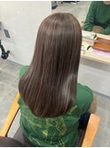 美髪/ワイドバング/レイヤーカット/くすみベージュ/新小岩駅
