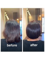 アウラ(aura) カット+ハーバルカラー+艶髪トリートメント