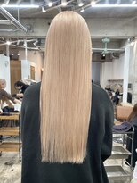 カシェル(cashel kishaba)&nbsp;切りっぱなし×ミルクティーベージュ