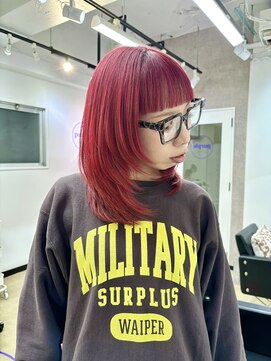 パープル(purple) レイヤーディープレッド