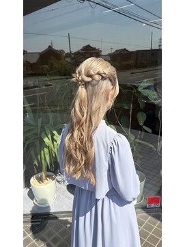 アリカ(arika) ハーフアップ