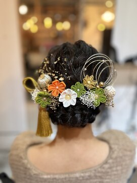 テントヘアー(TENT HAIR) 成人式　アップスタイル