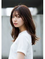 ニューカマー バイ ヘッドライト シブヤ(NEW COMER by HEADLIGHT shibuya)&nbsp;エアリーレイヤー透け感ベージュ