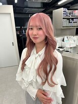 シイム(CYM)&nbsp;ロングレイヤー/透明感/ホワイトピンク