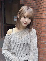 リアイス(Re:ICE) ミルクティーベージュミディアムボブ