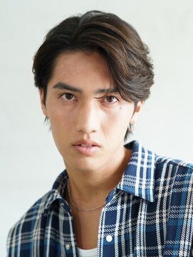 バイフィフス 原宿/表参道(by fifth) 韓国センターパートニュアンスパーマウルフマッシュツーブロック