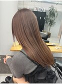 ツヤ髪ミルクティーブラウン