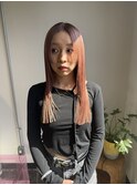 ピンクベージュ