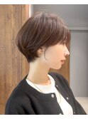耳掛けコンパクトマッシュショートボブ白金台目黒