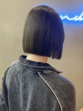 ロンドアジュール 横浜(Lond azur) ヘイリーボブ/前髪/レイヤーカット/小顔/髪質改善/縮毛矯正/横浜