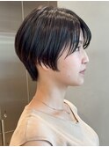 表参道白髪ぼかしウルフショートヘアッシュグレージュ30代40代◎