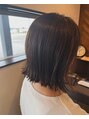 リルーム 伊勢崎店(Re:room)&nbsp;切りっぱなしボブにオイル仕上げの流行りのスタイル★