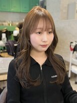 コル(col oodori) 盛れる顔まわり×ブリーチなしミルクティーブラウン